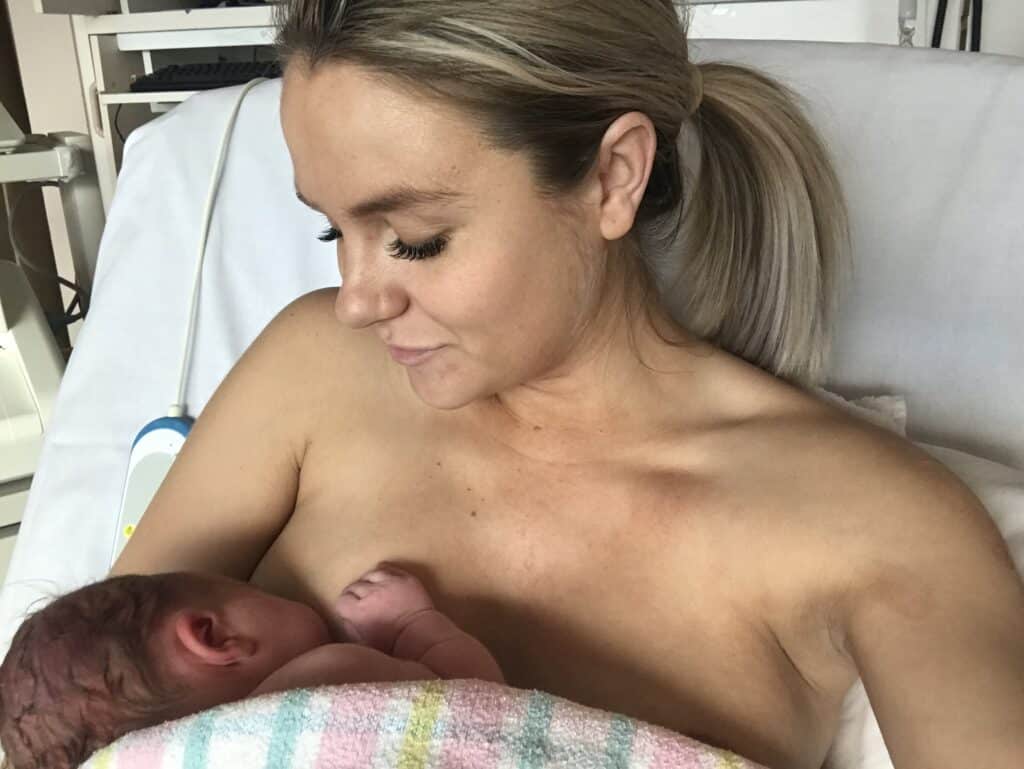 nicola cross newborn skin to skin