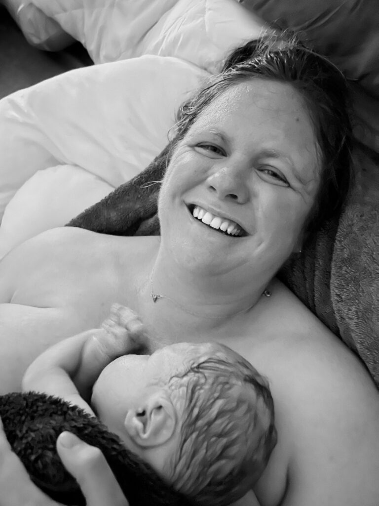 teagan homebirth after a caesarean