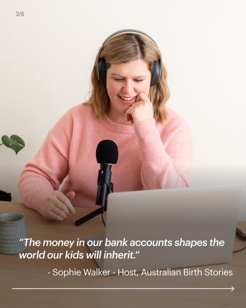 Sophie Walker host of the Australian Birth Stories podcast