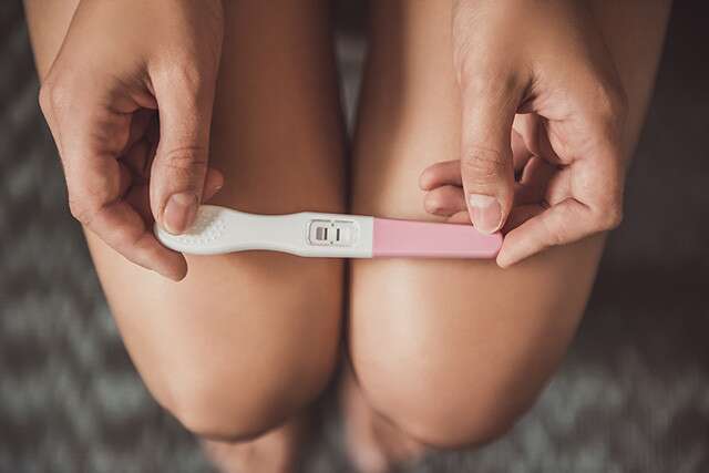 positive pregnancy test